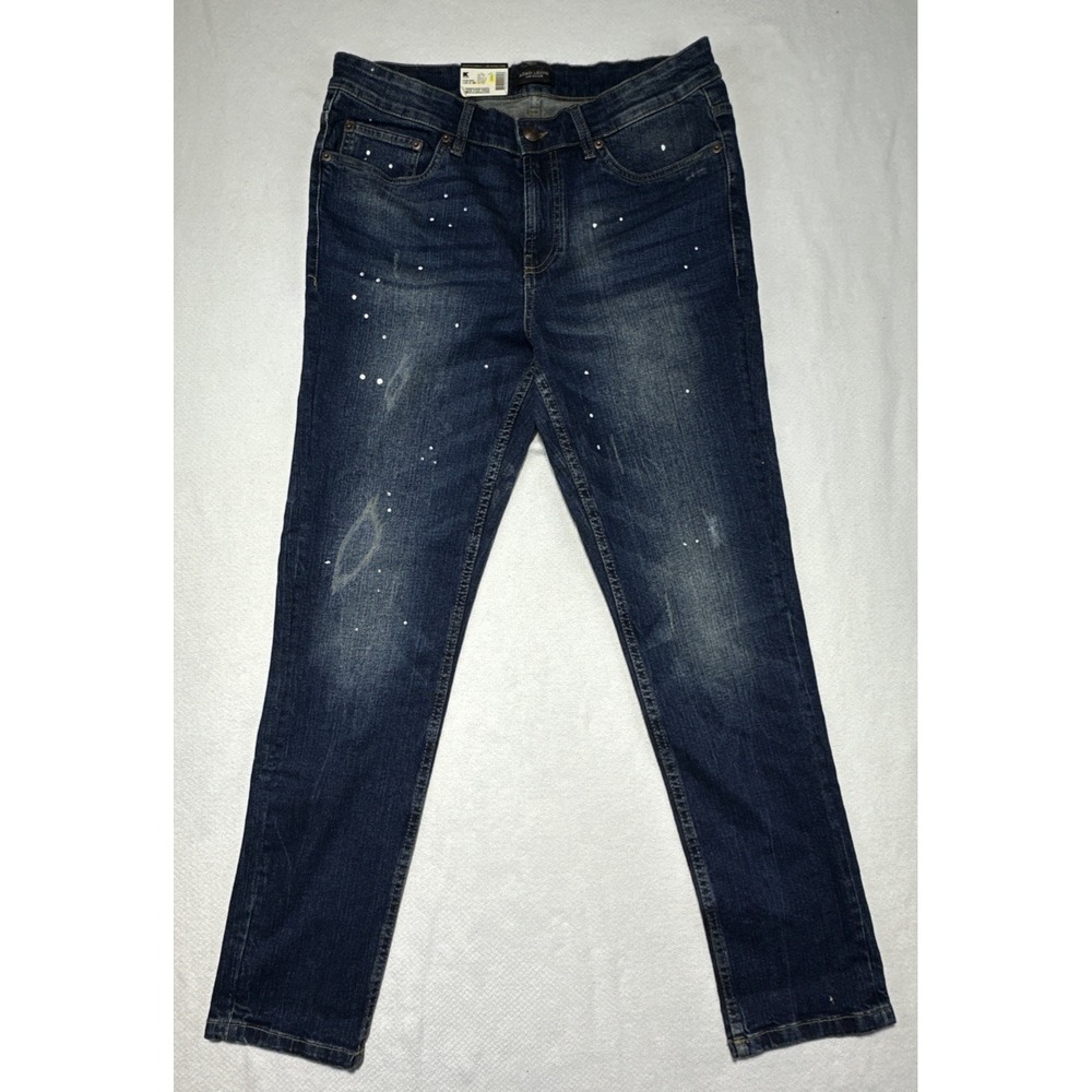 NWT Adam Levine Jeans 32x30 Blue Denim "The Roadie" Collection Cuffed